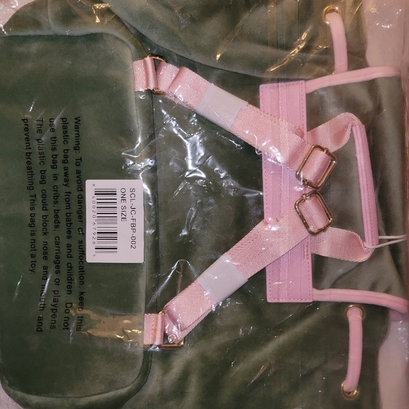 Stoney Clover Lane x  Juicy Couture  Embellished Flap backpack NWT - Picture 5 of 6